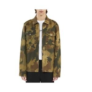 The Kooples Camouflage Military Jacket Regular Fit - Medium